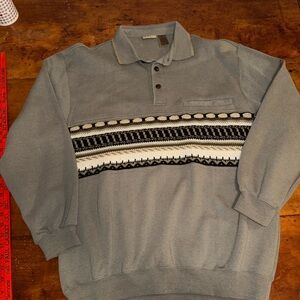 Vintage Green mens pull over XL